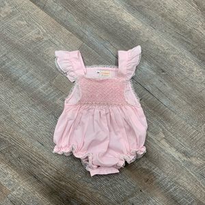 Vintage smocked romper